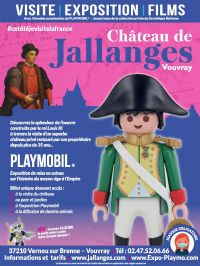 Exposition Playmobil Au Chateau De Jallanges. Du 2 au 15 août 2021 à Vernou sur brenne. Indre-et-loire.  10H00